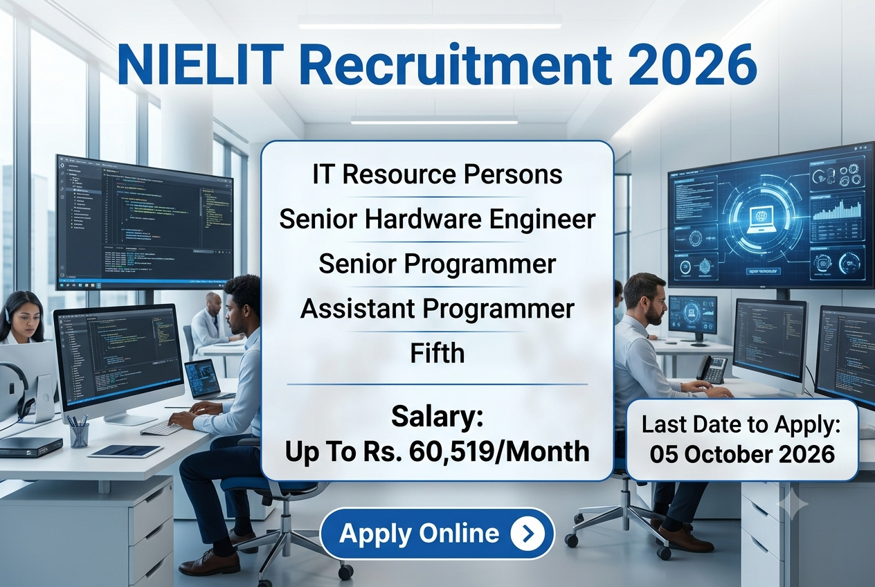 NIELIT Recruitment 2026 – Apply Online for Senior Hardware Engineer, Senior Programmer & More Posts